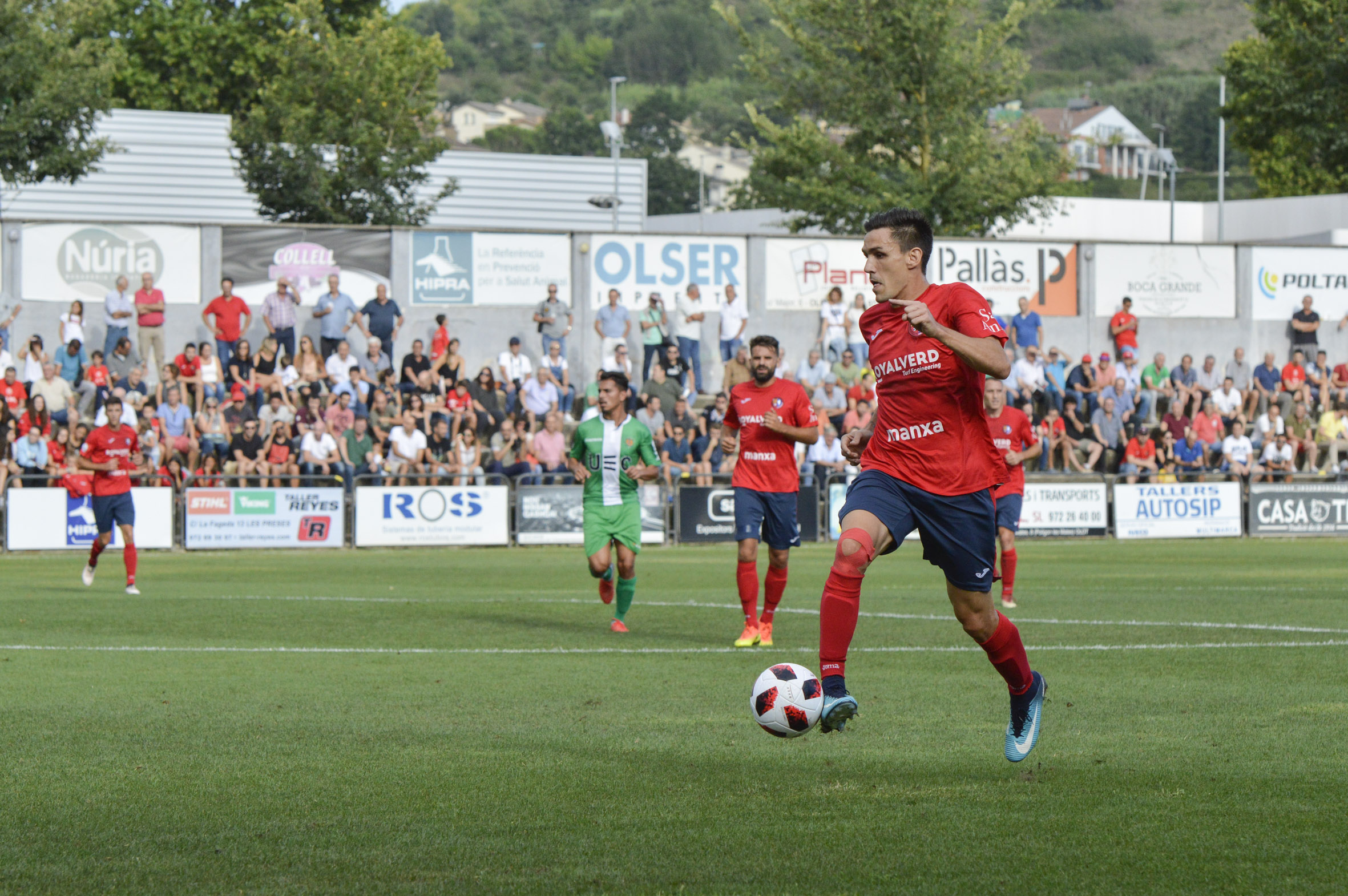 L'Olot intentarà aprofitar l'embranzida de la primera victòria al camp del Cornellà