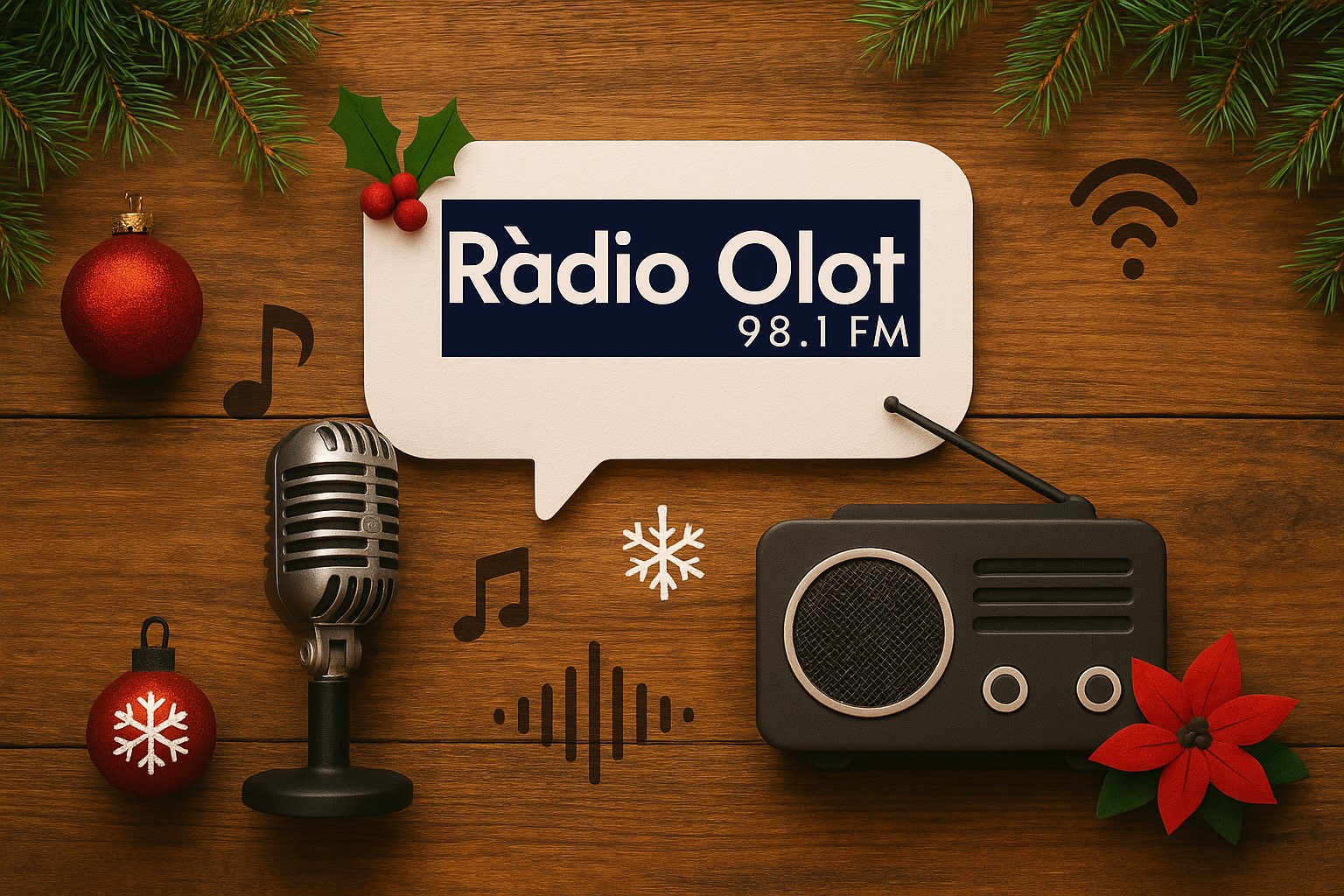 Molt bones festes amb Ràdio Olot, la ràdio de la teva generació